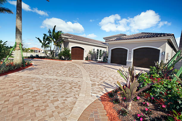 Permeable Paver Driveway in Sussex, WI